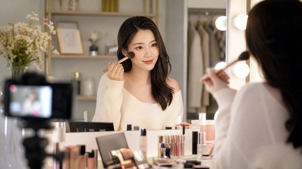 小蓝导航美妆视频教程
